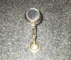 Antique Brass Table Magnifying Glass On Stand Adjustable Small