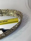 Vintage 1960   s Oval Gold Filigree Hollywood Regency Makeup Mirror Vanity Tray