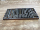 Letterpress Brass Rule   Type High With Wood Tray