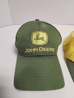 Pair Of Vintage John Deere Hats  Mesh snap-backs 