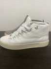 Balenciaga Men s Arena Sneakers Grey Leather High Top Size 12 Us 45 Eu Mix-match