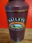 Baileys Original Irish Cream Advertising Tin Canister W  Lid Brown Gold