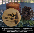 Personalized Birthday Gift Box W  Keepsake Card  Hand Poured Candle   Botanicals