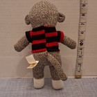 Dan Dee Sock Monkey Plush Stuffed Animal Red black Sweater 2014 Mpn Kv714513-a