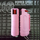2 Pack Police Magnum Pepper Spray  50oz Soft Pink Molded Keychain Self Defense