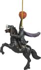 Headless Horseman Riding Dark Horse With Pumpkin In Hand Halloween Ornament