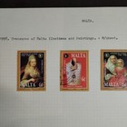 Malta Maltise Stamps Selection On Album Page Fine Used Hinged   Lot 25