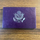 1987 United States Proof Set Original U s  Mint Coin Collection Purple Case