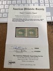 Confederate States 3 Jackson Mint Pair Of 2 Stamps With Apex Cert Hv299