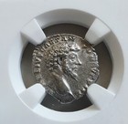 Roman Empire Marcus Aurelius Denarius Ngc Ch Xf Ancient Silver Coin