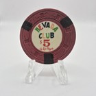 Nevada Club Casino Lv  Nv 1959  5 Casino Chip N3703 Dark Green A c Orange D l