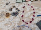 Junk Drawer Lot  Jewelry  Silver  11 Magic Cards And Older Coins