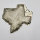 Vintage Texas State Metal Souvenir Ashtray Trinket Dish 4 1 4    X 4 5 8    Marked