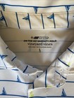 Vineyard Vines On-the-go Sankaty Polo Boys Size L 16  Blue lime Green Sailboats