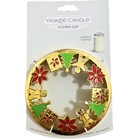 Yankee Candle Gingerbread Christmas Tree  Illuma-lid Candle Jar Topper Lid New