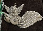 Vintage Gorham Sterling Silver  925 Christmas Angel Ornament Yr 85 1