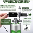 Upgraded 2l 5l Aquarium Co2 Generator System With Timer-enabled Motor Valve     