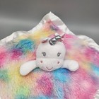 Baby Starters Unicorn Pastel Lovey Security Blanket Plush Rainbow Pink Blue Toy