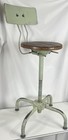 Vintage Industrial Swivel Adjustable Drafting Stool Metal Furniture