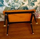 Dollhouse Miniature Vintage Diana Hand Painted Floral Dining Table 1 12 Scale
