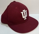 Iu Indiana University Hoosiers New Era Wool Cap Hat Dark Red Fitted 7 1 4