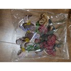 Vintage Style French Beaded Flower Stems Lot  Glass Seed Bead Floral 30  Stems