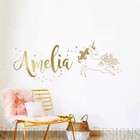Unicorn Wall Decal - Custom Name Decal  Vinyl Wall Decal  Unicorn Decal  Kids