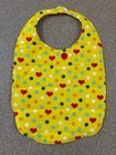 Vintage Handmade Mcdonald s Mckid Childs Cloth Bib 10 w X 15  H 2 Sided