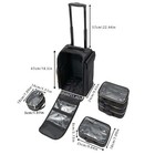 Professional Makeup Case rolling Makeup Train Case cosmetic Storage Organizer