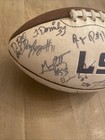 2005 Lsu Football Team Signed Full Size Nike Football  35 Autos  Flynn  Dorsey  