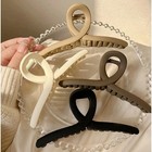 New 4pcs Matte Hair Claw Clips Large Hairpin Korean Hair Accessories Fast Ship