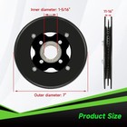 Rear Sprocket Freewheel Chain Plate Guide For Razor Mx650 Sx500 Rsf650 Dirt Bike