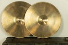 1960s Zildjian A 14  New Beat Hi Hat Cymbals 886g 1224g