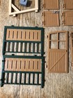 Schleich Horse Barn Replacement Pieces Roof Doors Windows Inside Gates