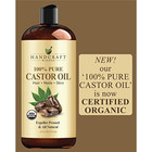 Premium Organic Castor Oil 100  Pure And Hexane-free Cold-pressed Beauty 16 Fl 
