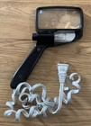 Vintage Bausch   Lomb Hand Held Electric Illuminating Magnifier Magnifying Glass