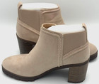 Faux Suede  Matching Textile Elastic Panel  on The Sides 
