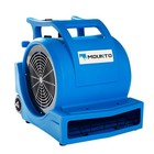 Mounto Air Mover 1hp Pull Handle Wheels Portable 3-speed Floor Dryer Fan