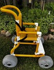 Beach Wheelchair Pvc Mjm-style W  Wheeleez Balloon Tires Sand Access Chair Youth