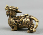 Collection Of Chinese Bronze Animal Qilin Skin Show Beast Statues And Ornaments