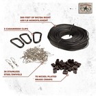 Diy Rig Em Right Waterfowl Fishing Line Kit 300lb Monofilament Swivels Crimps   