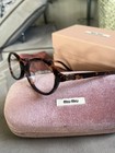 Miu Miu Mu 01xv  Honey Havana Glasses 
