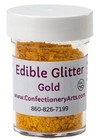 Edible Glitter Gold Shimmer sparkle flakes For Cakes And Cupcakes Decorating    