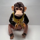 Musical Jolly Chimp Vintage Daishin Toy Clapping Cymbal Monkey In Box Works