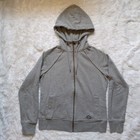 Harley Davidson Women s Small Full Zip Sweatshirt Hoodie Jacket Gray Black Logo