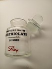 Lilly Tincture No 99 Merthiolate Pharmacy Clear Glass In Original Box  Antique 