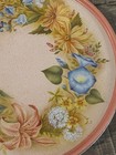 Vintage Peach Floral Tin 6 Inch Great Condition Doesn   t Look Used At All