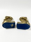 Vintage Brass Swan Bookends Hollywood Regency Book Ends Brass Animal Art Deco