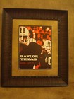 Vintage Texas Longhorns Football Poster  Framed  u of Texas Vs Baylor  Nov  1970