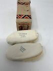 Antique Native American Seward Alaska 1943 Leather Beaded Child Moccassins 